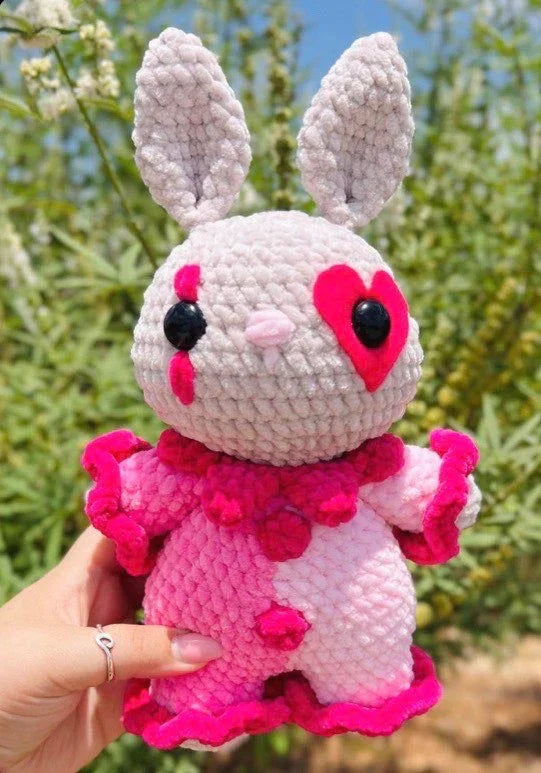 Crochet Deck of Cards Themed Bunny Plushy